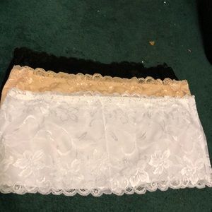 Floral Lace Chest Wraps- BLACK or NUDE